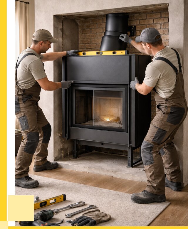 Установка каминных топок в Юрге под ключ от 19253 р. | ЭриданЮрг