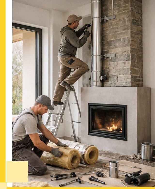 Монтаж дымоходов для каминов в Юрге от 16044 р. ЭриданЮрг