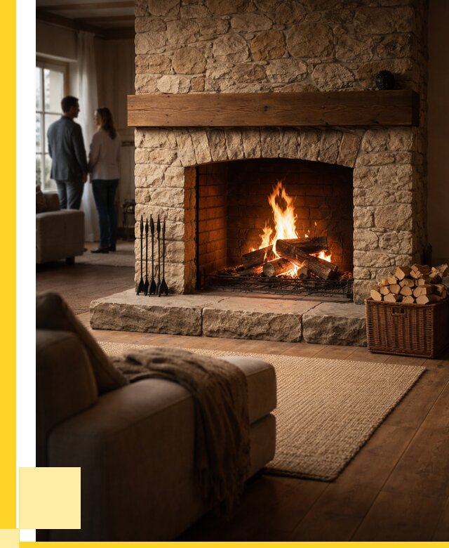 Открытые камины под ключ в Юрге от 160440 р. ЭриданЮрг