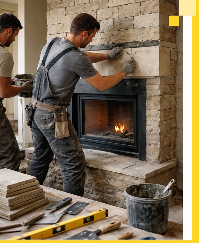 Проектирование и установка открытых каминов в Юрге