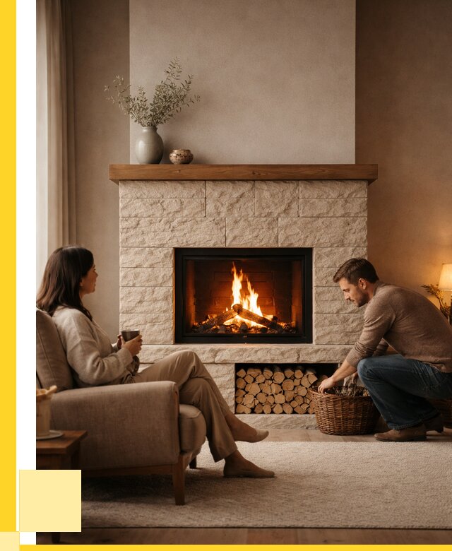 Камины для дома в Юрге под ключ от 160440 р. | ЭриданЮрг