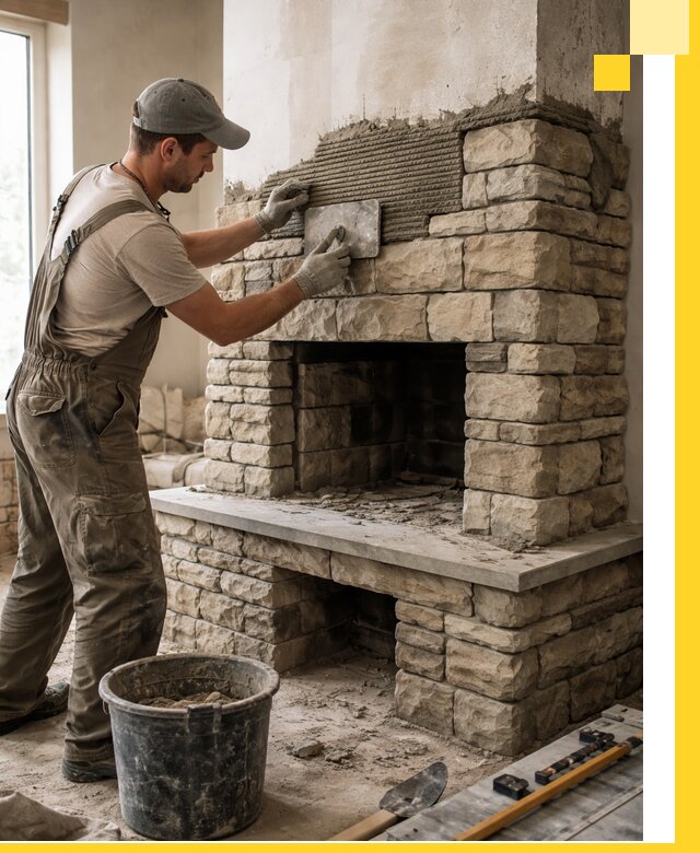 Строительство каминов под ключ в Юрге от проектирования до монтажа