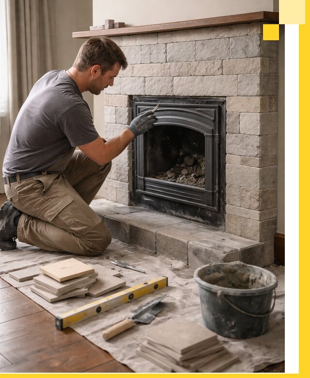 Профессиональный ремонт каминов в Юрге восстановление и сервис