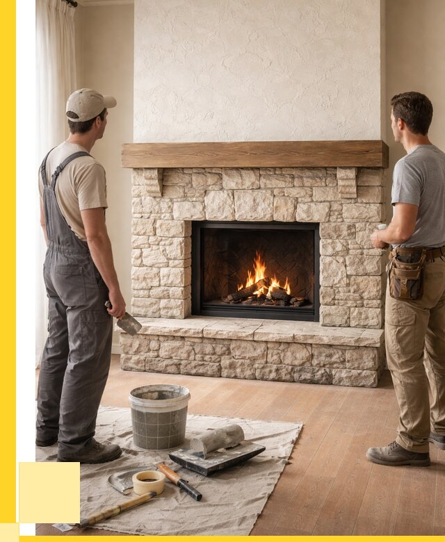 Отделка каминов в Юрге от 6952 р. под ключ | ЭриданЮрг