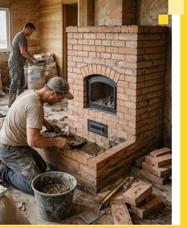 Профессиональное строительство печей в Юрге под ключ