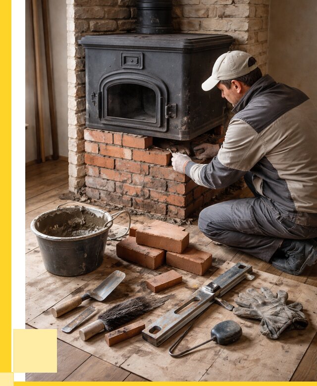 Ремонт печей в Юрге от 12835 р., услуги печника ЭриданЮрг