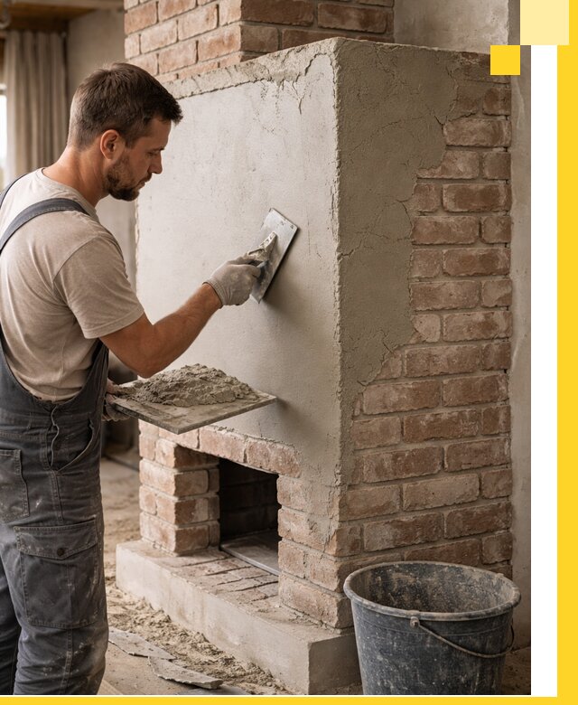 Отделка печей и облицовка каминов в Юрге под ключ