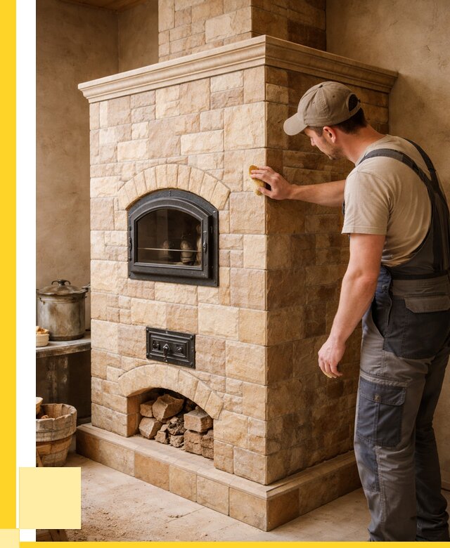 Облицовка печей в Юрге от 4813 р. под ключ | ЭриданЮрг