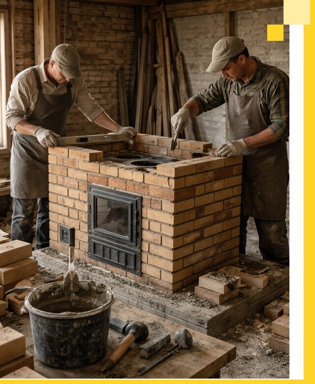 Изготовление и установка варочных печей под ключ в Юрге