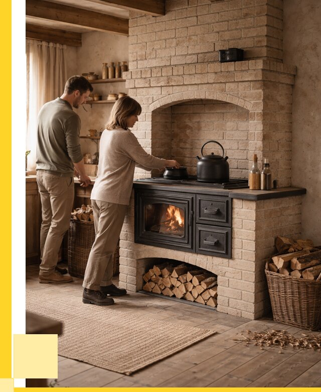 Печи с плитой в Юрге от 48132 р. | ЭриданЮрг — кирпичная печь