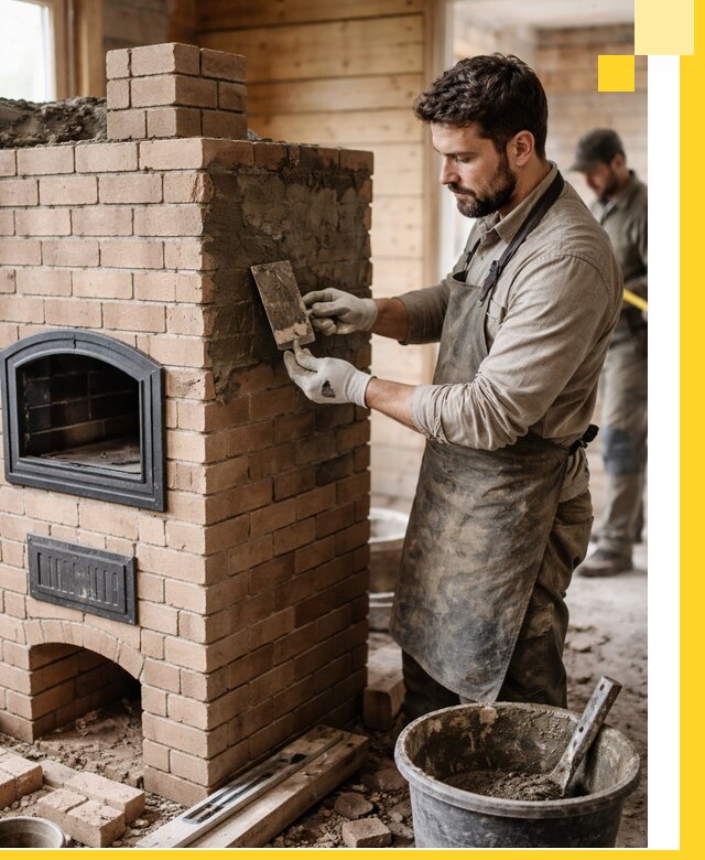 Изготовление и установка печей-шведок под ключ в Юрге