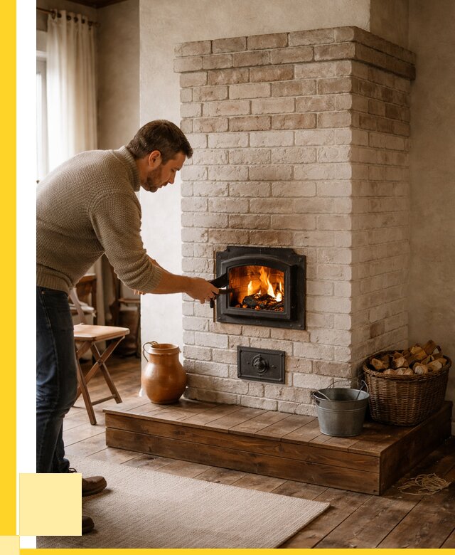 Печь голландка из кирпича в Юрге от 90916 р. | ЭриданЮрг