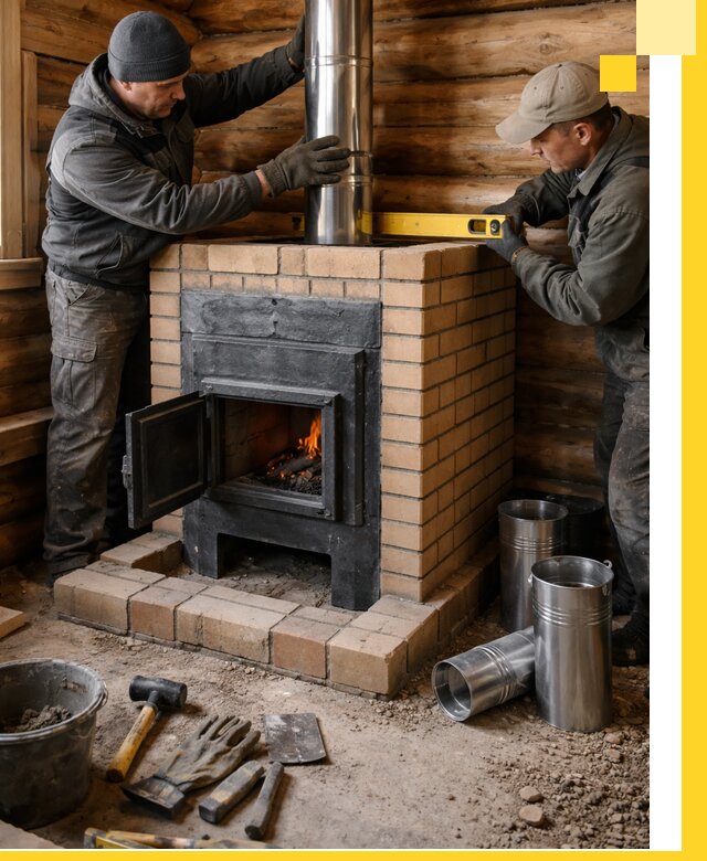 Проектирование, изготовление и установка банных печей в Юрге