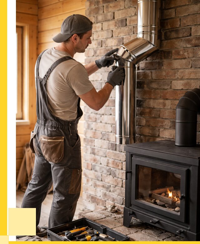 Монтаж дымоходов для печей в Юрге от 8022 р. | ЭриданЮрг
