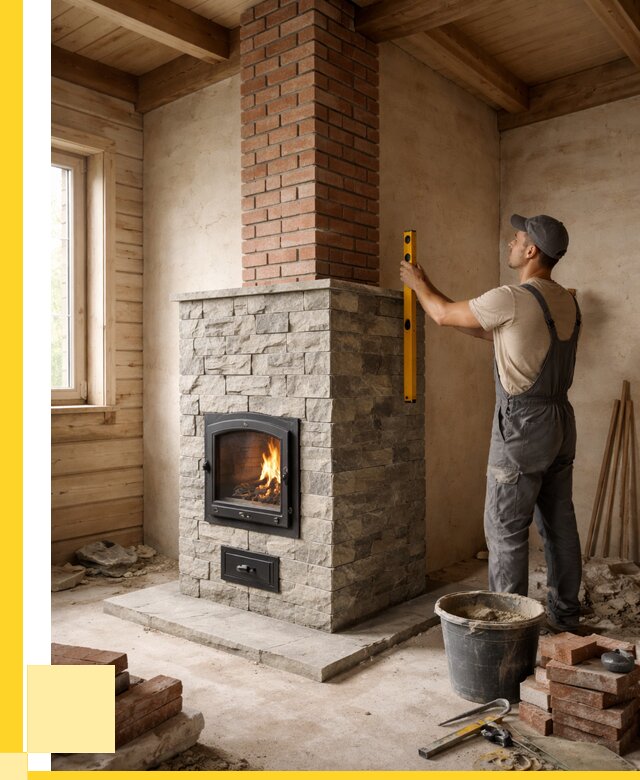 Печи и дымоходы под ключ в Юрге от 48132 р., ЭриданЮрг