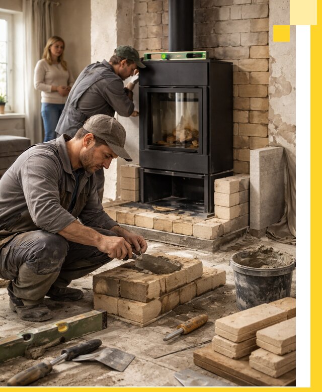 Печи и камины под ключ: проект, установка в Юрге