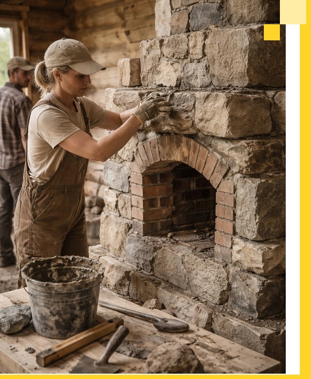 Каменные печи на заказ и монтаж в Юрге, долговечные решения