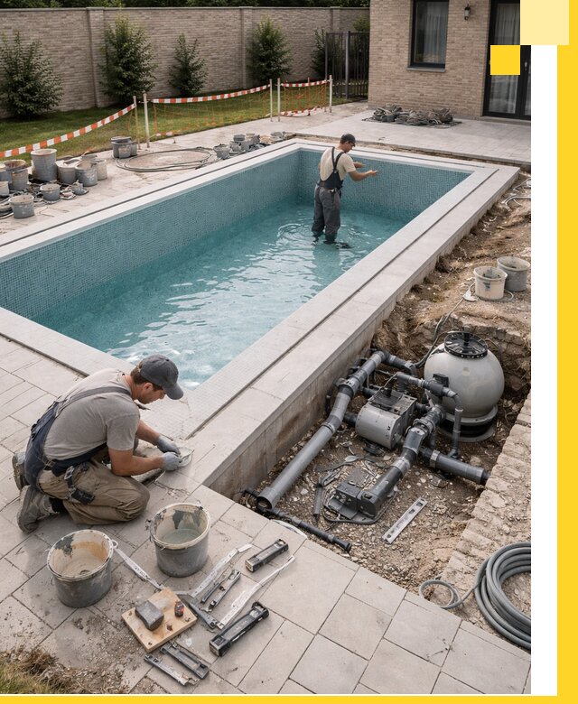 Строительство бассейнов под ключ в Юрге: проекты и монтаж