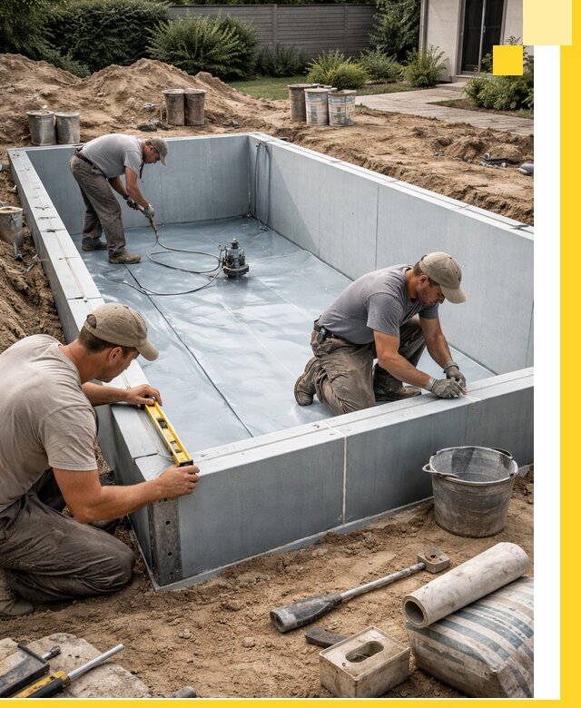 Профессиональный монтаж бассейнов под ключ в Юрге с гарантией