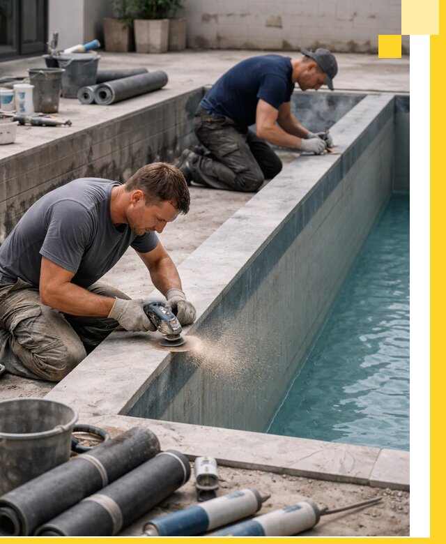 Профессиональный ремонт бассейнов под ключ в Юрге