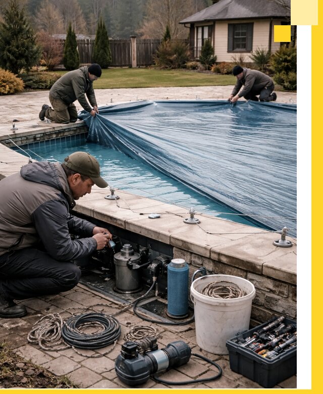 Консервация бассейнов в Юрге: подготовка к длительному хранению