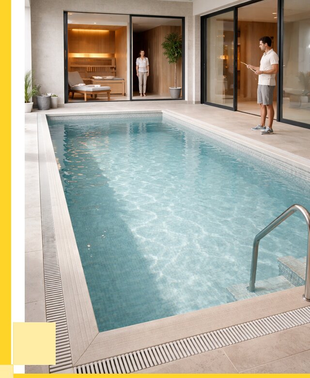 Отделка бассейна пленкой ПВХ в Юрге от 3744 р. - ЭриданЮрг