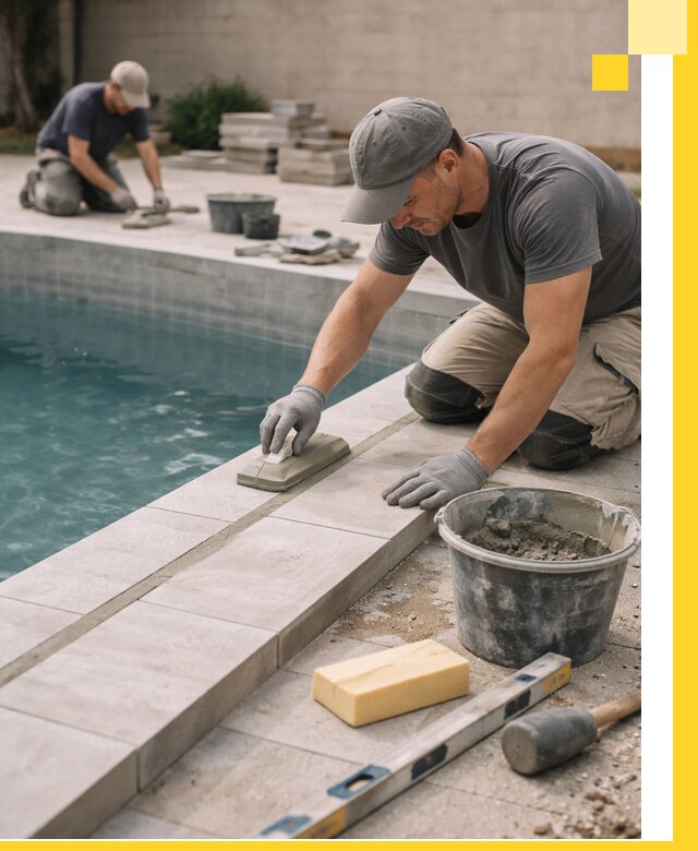 Отделка бассейнов в Юрге: декоративная отделка и гидроизоляция