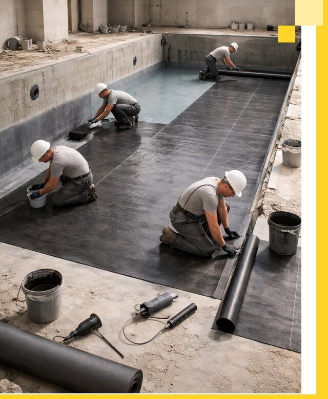 Профессиональная гидроизоляция бассейнов и чаш в Юрге под ключ