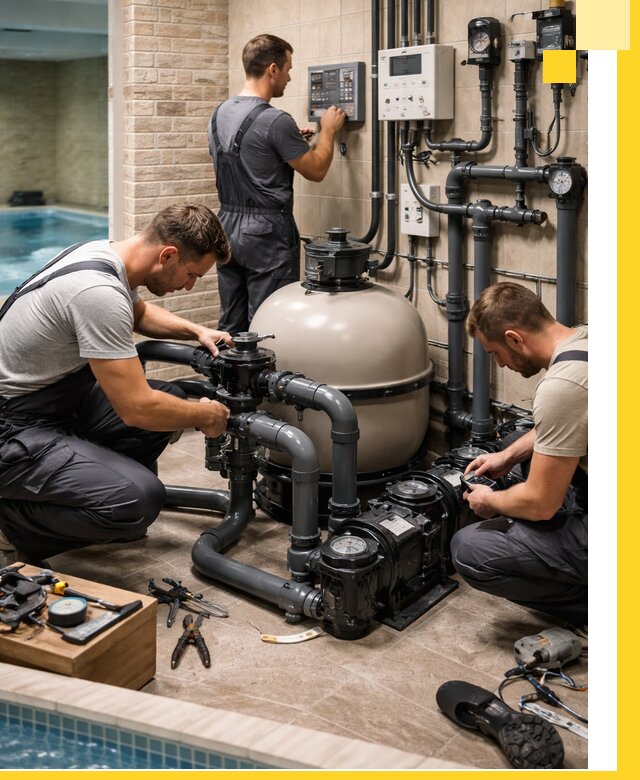 Комплексное оборудование для бассейнов под ключ в Юрге