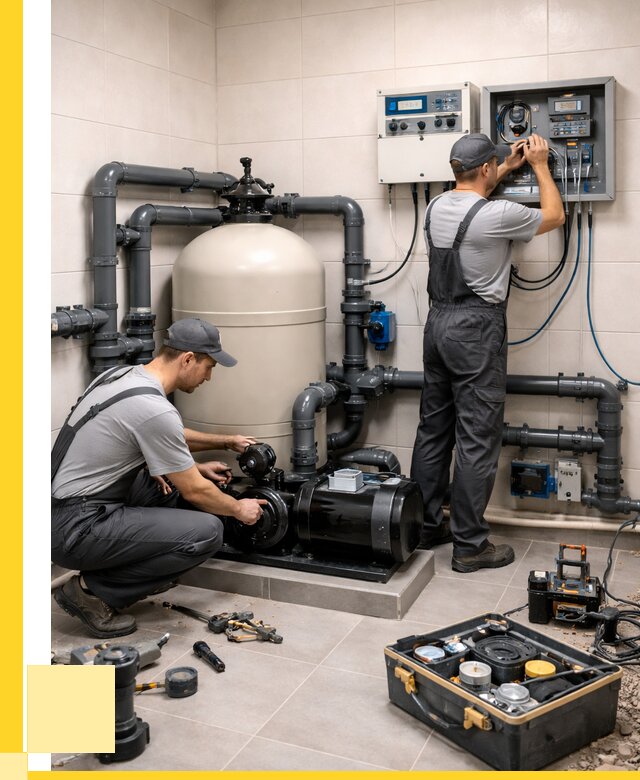 Монтаж оборудования для бассейнов в Юрге от 42784 р. | ЭриданЮрг