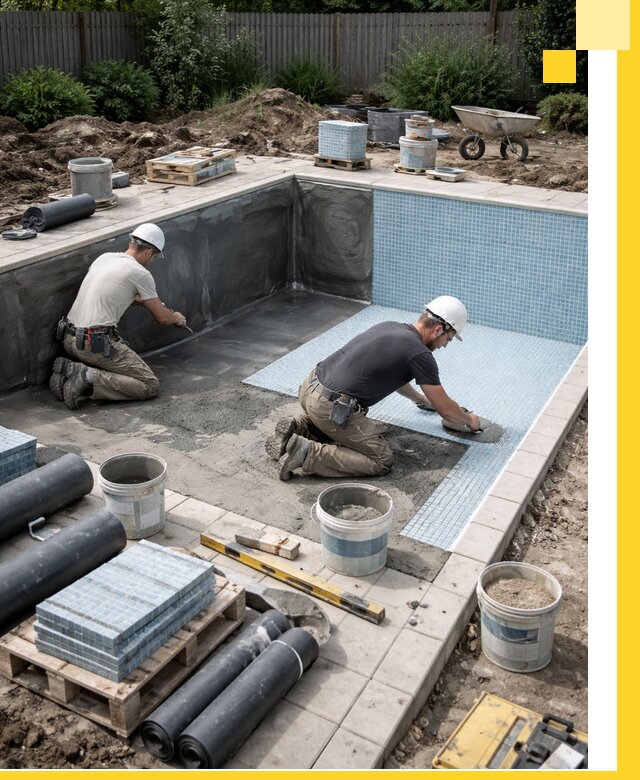 Проектирование и строительство стационарных бассейнов в Юрге