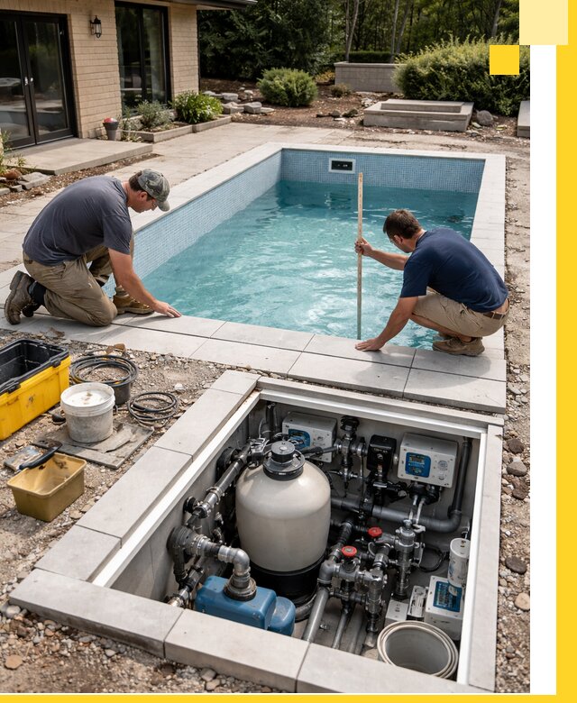 Строительство качественных домашних бассейнов под ключ в Юрге