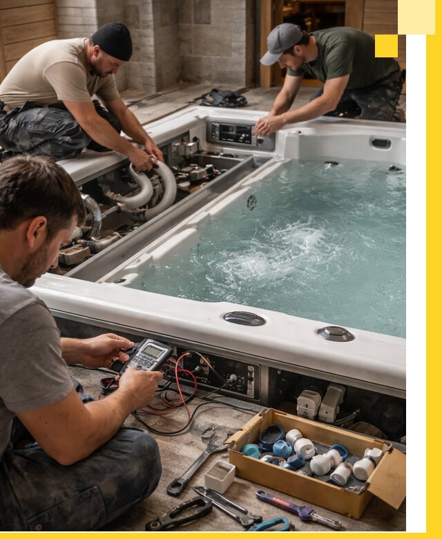 Гидромассажные бассейны под ключ в Юрге, дизайн и монтаж