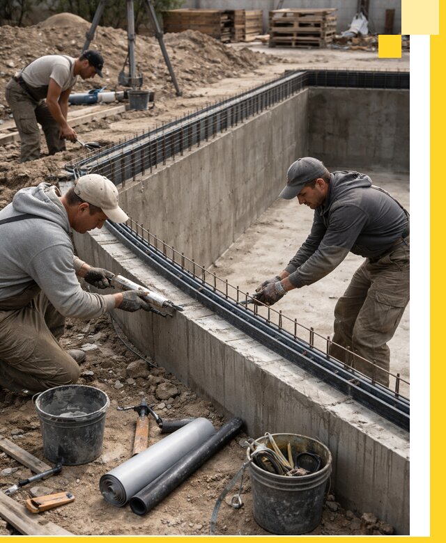 Качественный монтаж чаши бассейна в Юрге под ключ с гарантией