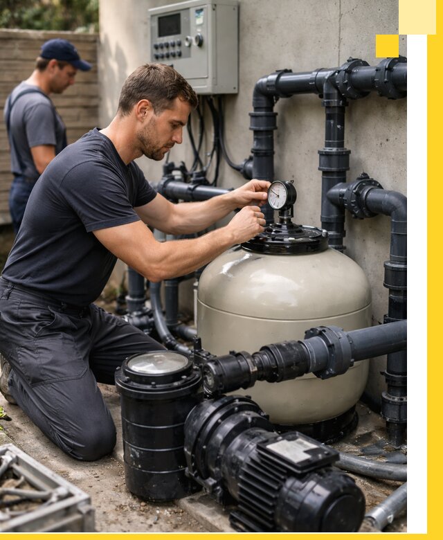 Поставка и монтаж фильтровального оборудования для бассейнов в Юрге