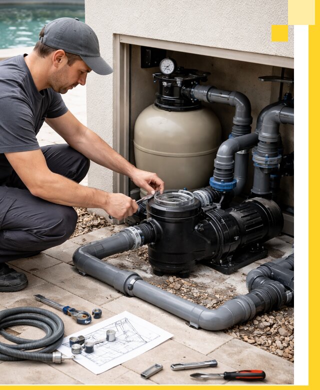 Поставка, монтаж и сервис насосов для бассейнов в Юрге