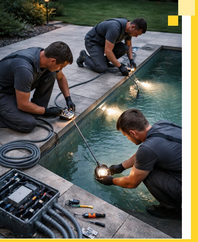 Профессиональное освещение бассейнов в Юрге: дизайн и монтаж