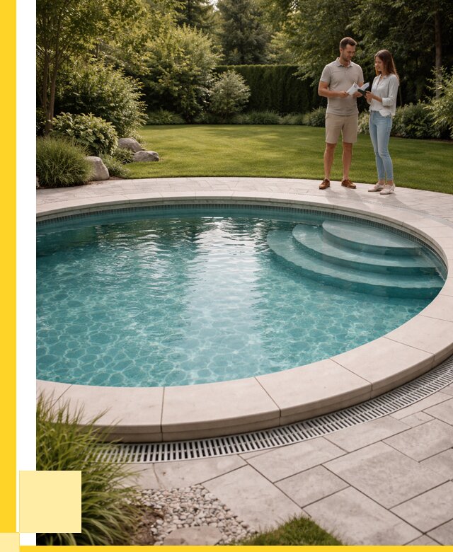 Круглые каркасные бассейны купить в Юрге от 267400 р. | ЭриданЮрг