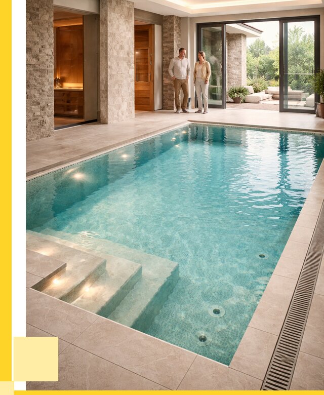 Бассейн во дворе в Юрге: проект, отделка от 1283520 р. | ЭриданЮрг