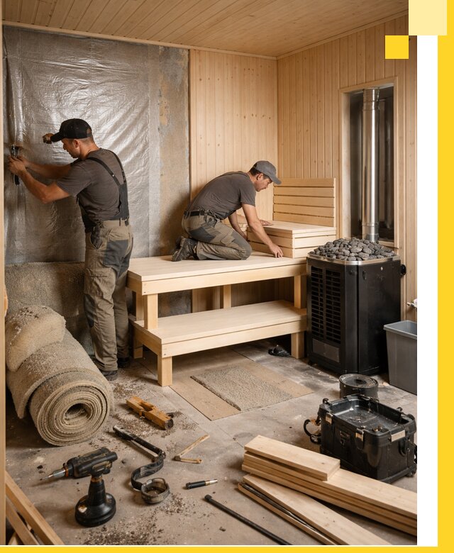 Проекты саун под ключ в Юрге дизайн и строительство