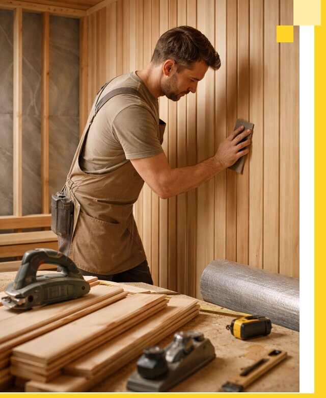 Профессиональная отделка саун и парных под ключ в Юрге