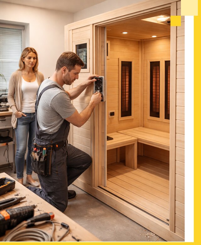 Инфракрасные сауны под ключ в Юрге продажа и установка