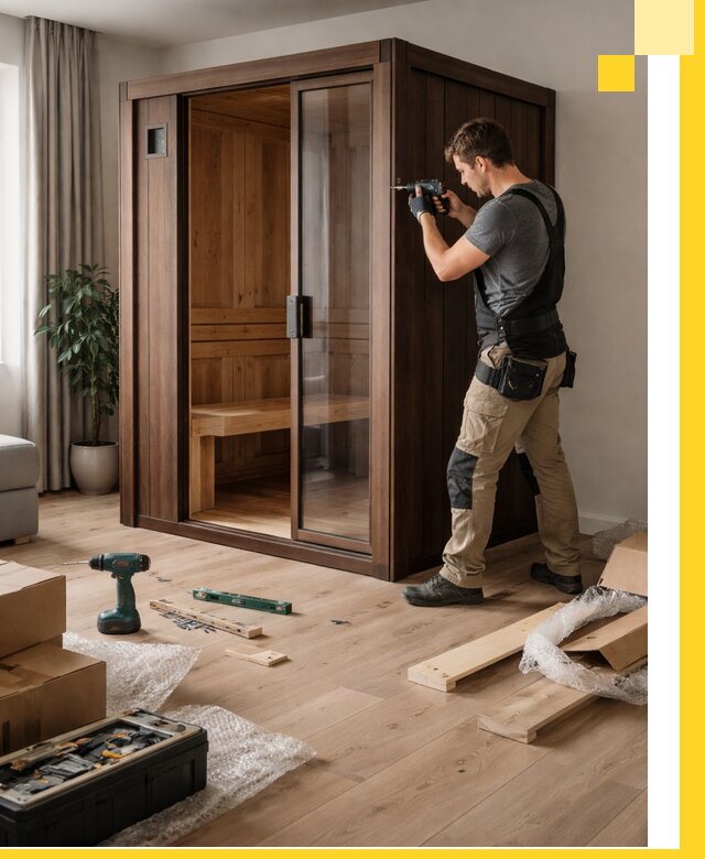 Установка и производство мини саун под ключ в Юрге