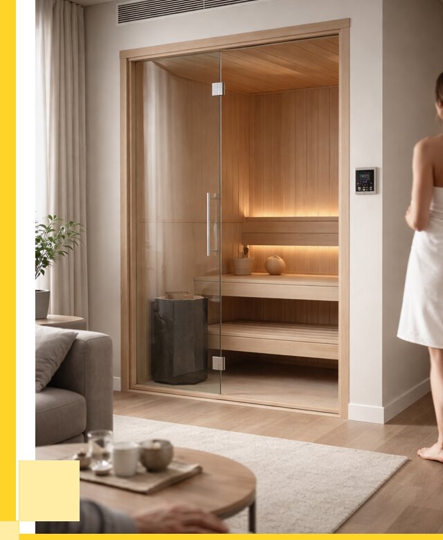 Сауна в квартире под ключ в Юрге от 128352 р. ЭриданЮрг