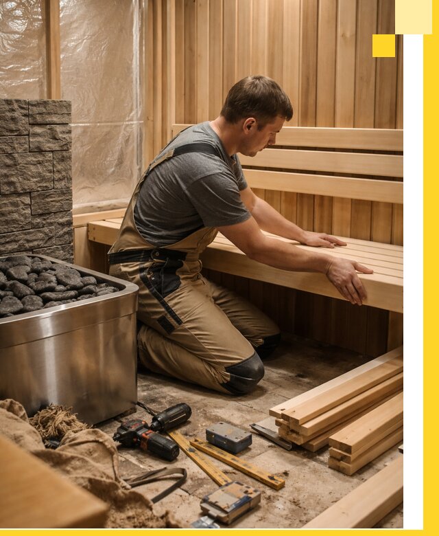 Сауны для дома под ключ с проектированием и монтажом в Юрге