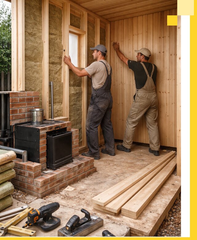 Строительство и установка дачных саун под ключ в Юрге