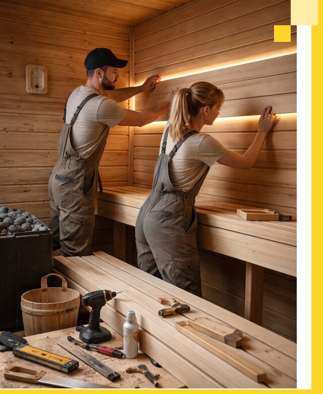 Дизайн саун и бань под ключ с индивидуальным проектом в Юрге