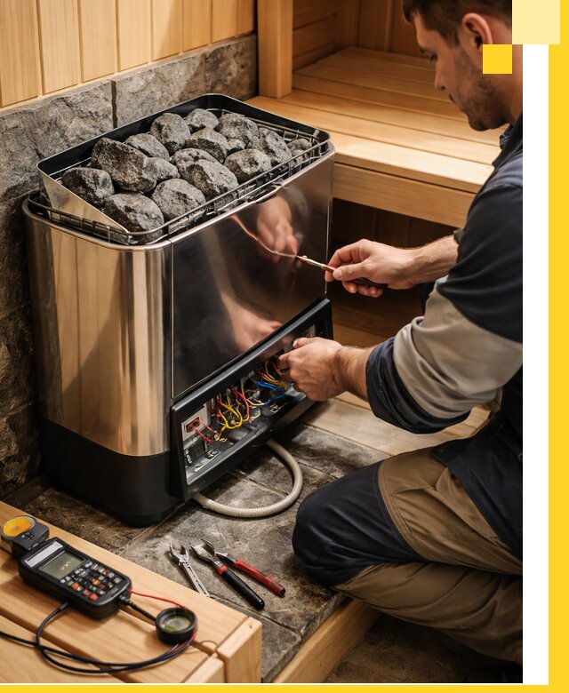 Продажа и установка электрокаменок для саун в Юрге