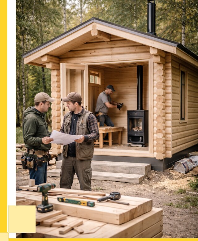 Монтаж бань под ключ в Юрге — от 213920 р. | ЭриданЮрг