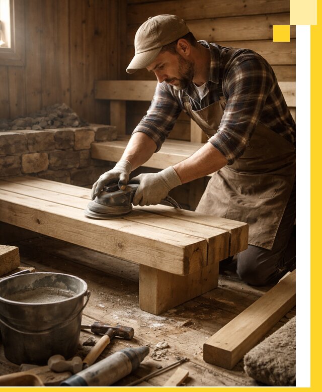 Ремонт бань под ключ в Юрге с гарантией качества и сроков